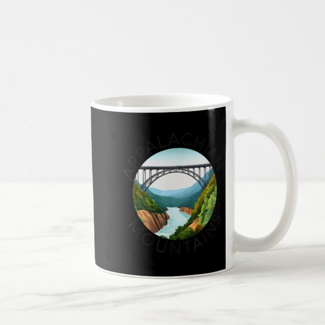 Mug Appalachian Mountains New River Gorge Bridge West  (Droite)