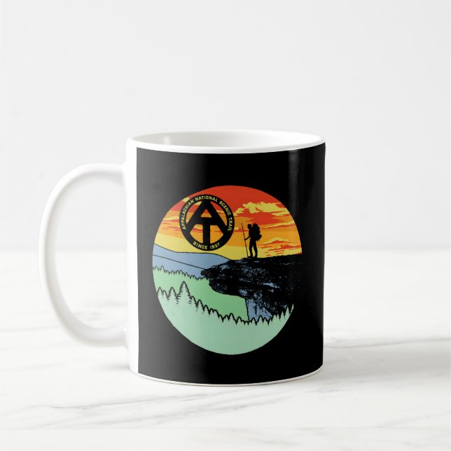 Mug Appalachian Trail Hiker Mcafee'S Knob Randonnée (Gauche)