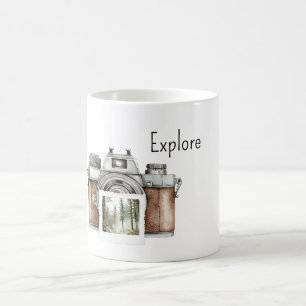 Mug Appareil photo Explorer la nature