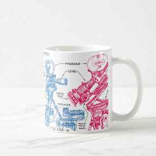 Mug Appareils-photo de cinéma (couleur)