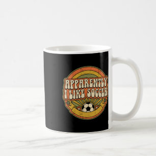 Mug Apparemment j'aime le football Rétro jour de match