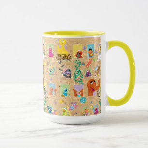 Mug Appartement Sesame Street Motif Windows