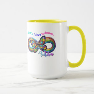 Mug Appartenance dans chaque sabot - Puzzle de l'autis