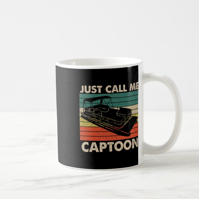 Mug Appelez-moi simplement Captoon Capitaine de Bateau (Droite)