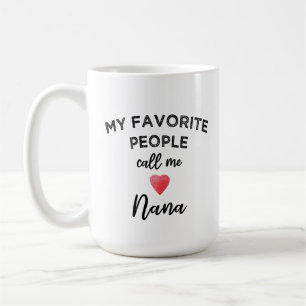 Mug Appelle-moi NANA Classique Surnom Grand-mère Grand