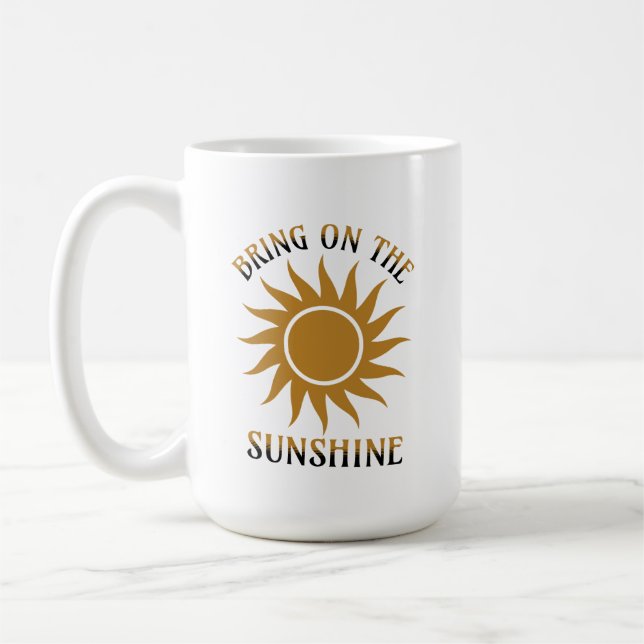 Mug Apportez le soleil doré (Gauche)