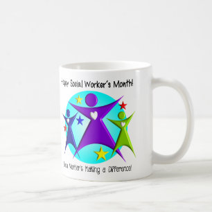 Mug Appréciation du mois de l'assistant social