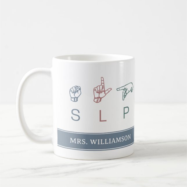 Mug Appréciation du Pathologiste pour la parole person (Gauche)