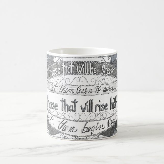 Mug Apprendre à Servir (Centre)