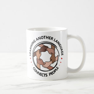 Mug Apprendre une autre langue connecte les gens