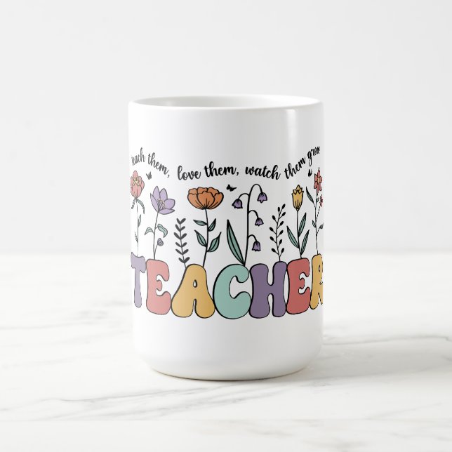 Mug Apprenez-leur à les aimer Enseignant Cadeaux Idées (Centre)