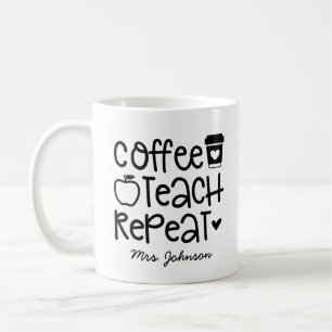 Mug Apprentissage du café Répéter l'appréciation amusa