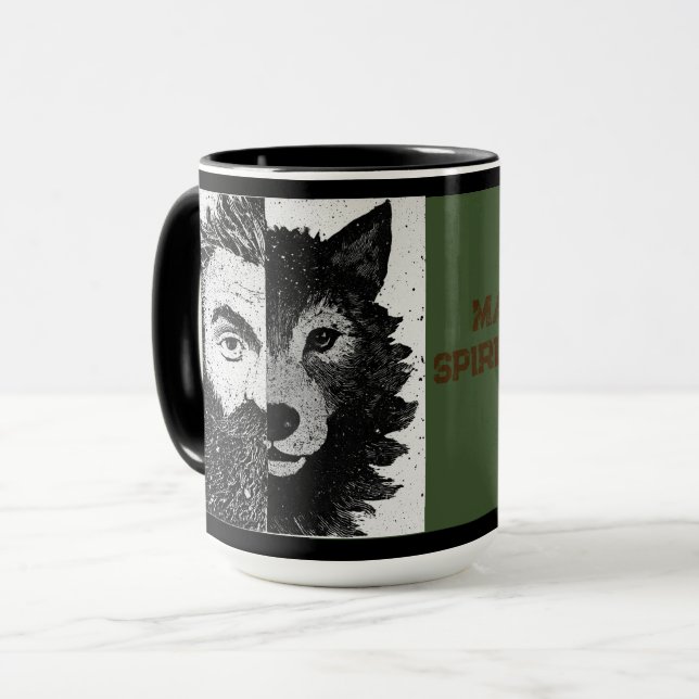 Mug Approachable Wolf : Half Wolf ( Faith Edition) (Devant gauche)