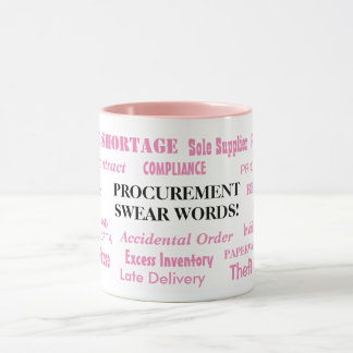 Mug Approvisionnement jurer les mots Femme Gestionnair