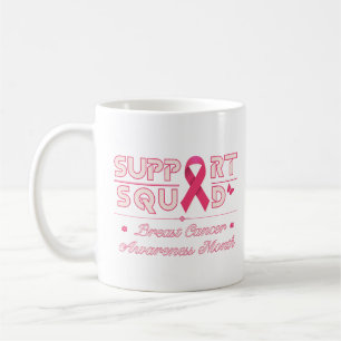Mug Appuyer le mois de sensibilisation au cancer du se