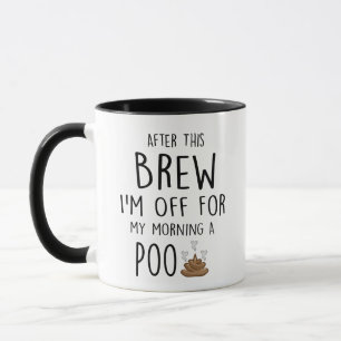 Mug Après cette brasse je suis parti pour un poo, cade