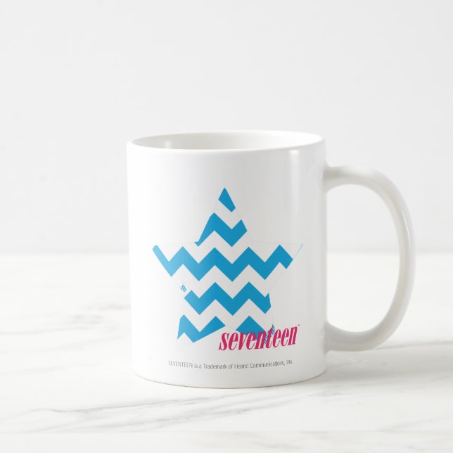 Mug Aqua 2 de zigzag (Droite)