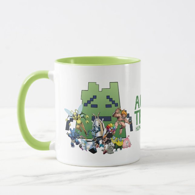 Mug Aqua Ados des vilains de la force de la faim (Gauche)