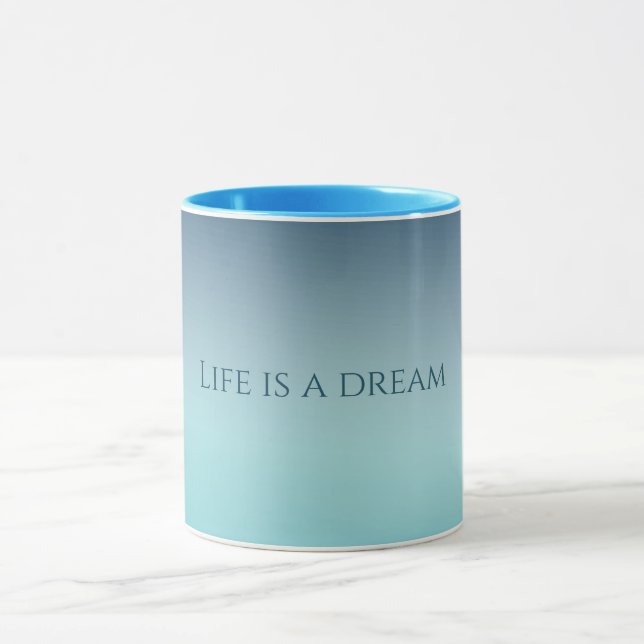 Mug Aqua Blue Ombre (Centre)