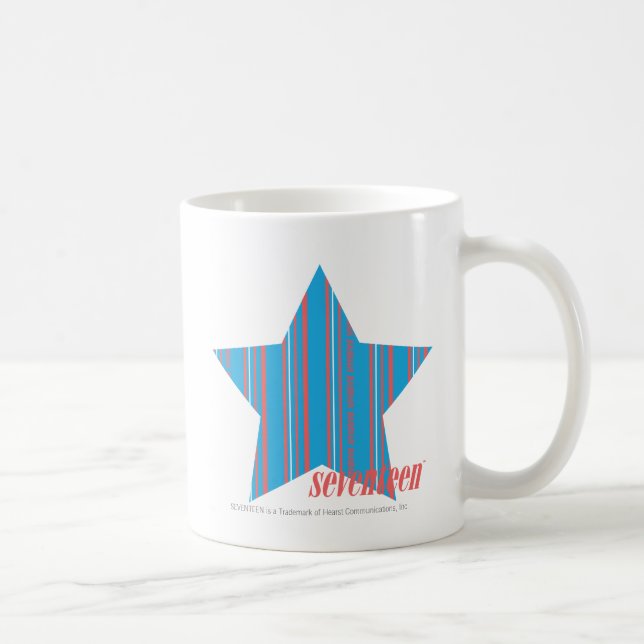 Mug Aqua mince 2 de rayures (Droite)