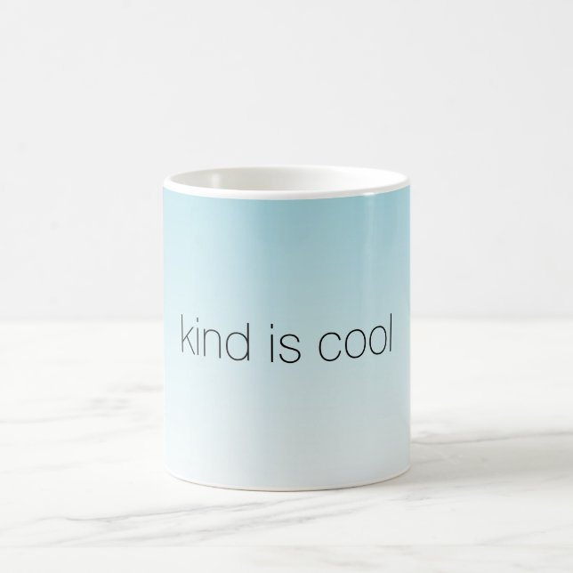 Mug Aqua Ombre Kind est Cool (Centre)