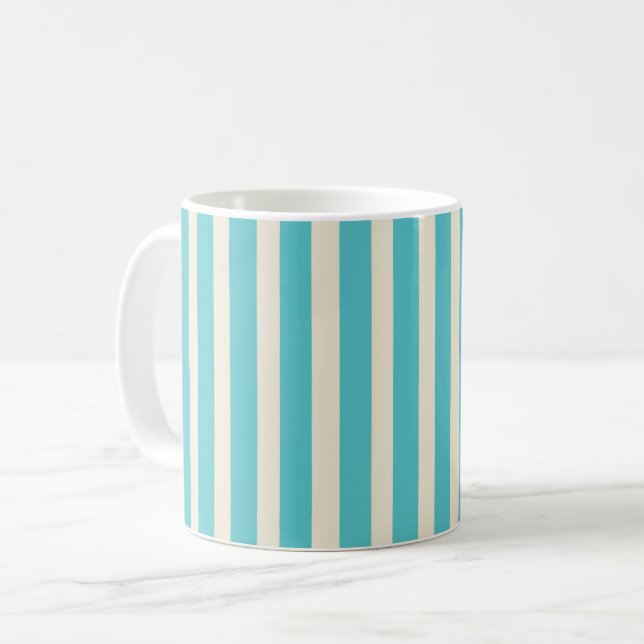 Mug Aqua Stripes (Devant gauche)
