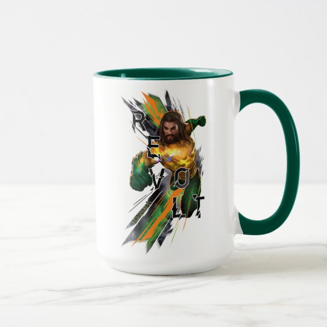 Mug Aquaman | Aquaman "Revolt" - Graphique commenté (Droite)
