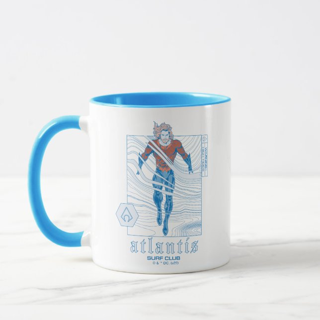 Mug Aquaman - Atlantis Surf Club (Gauche)