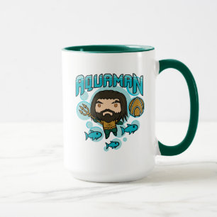 Mug Aquaman   Chibi Aquaman Graphisme sous-marin
