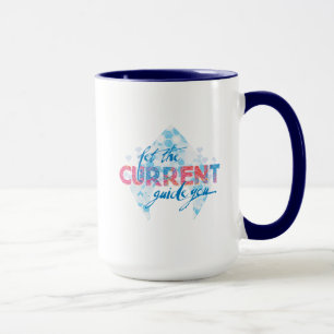 Mug Aquaman Graphique Logo "Let The Current Guide Yo