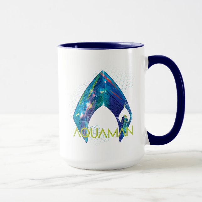 Mug Aquaman | Logo Aquaman modifié (Droite)