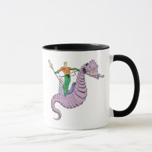 Mug Aquaman Rides Seahorse