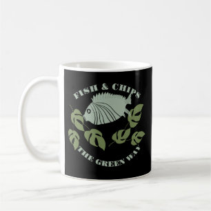 Mug Aquaponics Poissons & Chips the Green Way Noir