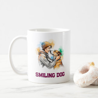 Mug Aquarelle adorable Amoureux des chiens Best Friend