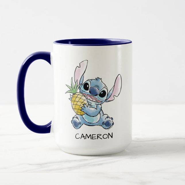 Mug Aquarelle ananas (Gauche)