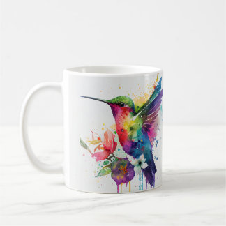 Mug Aquarelle Arc-en-ciel