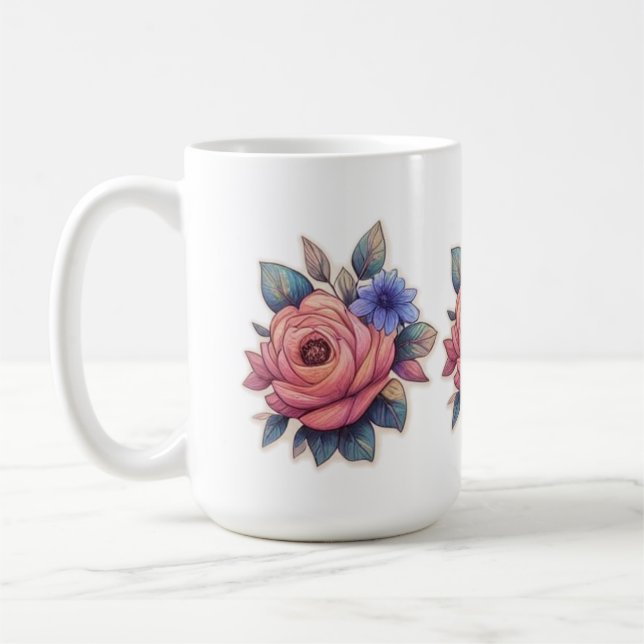 Mug Aquarelle artistique (Gauche)