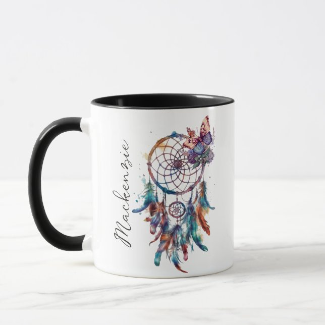 Mug Aquarelle Boho Dreamcatcher (Gauche)