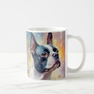 Mug Aquarelle Boston Terrier Dog 173