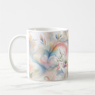 Mug Aquarelle botanique pastel élégante