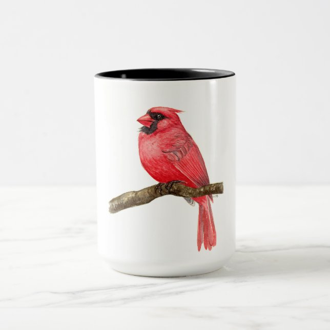 Mug Aquarelle cardinale (Centre)
