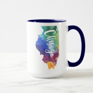 Mug Aquarelle Chicago