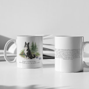 Mug Aquarelle citation de race de chien d'ours de Caré