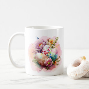 Mug Aquarelle colorée OEufs de Pâques