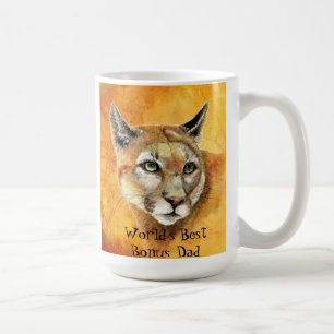 Mug Aquarelle Cougar Animal le meilleur bonus du monde