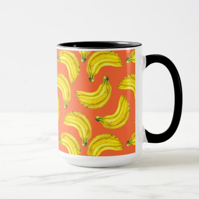 Mug Aquarelle de bananes (Droite)