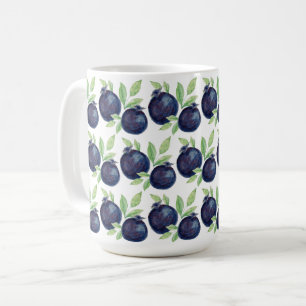 Mug Aquarelle de bleuets doux peinte à la main