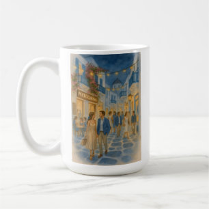 Mug Aquarelle de Mykonos Grèce