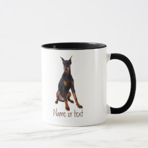 Mug Aquarelle Doberman Pinsman chien animal de compagn