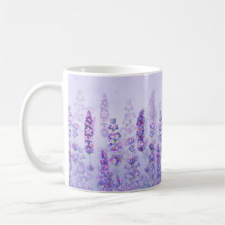 Mug Aquarelle esthétique mauve Lavande